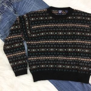Vintage GAP semi-cropped boxy angora sweater